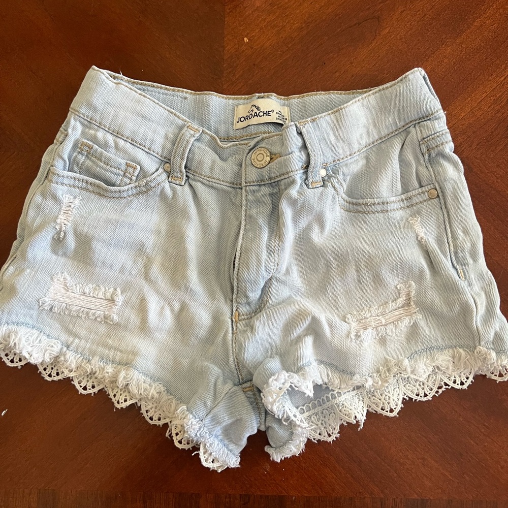 Girls jordache size 7 denim shorts